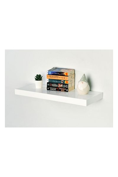 HONEYBEE Elegant and Modern Design Rectangular Wall Mounted MDF Floating Shelf