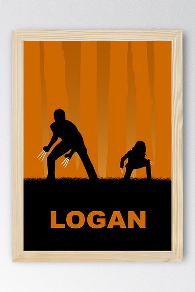 Saturn X-Men Framed Painting - Logan Movie Poster Painting