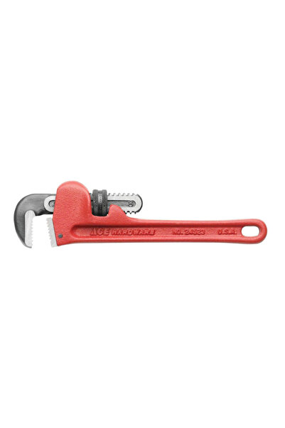ACE Heavy Duty Forged Hook Jaw Straight Pipe Wrench 8inch
