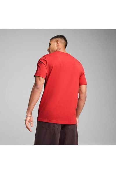 Puma T-shirt Puma United Tee, Κόκκινο, Ανδρικό