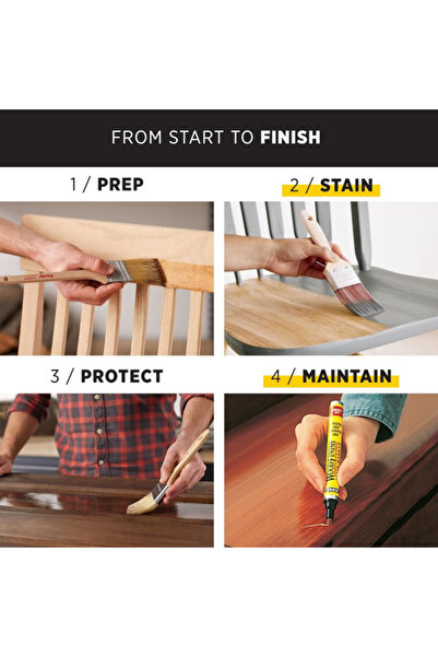 Minwax Premium Oil Penetrating Stain Semi-Transparent Wood Finish 0.5pt