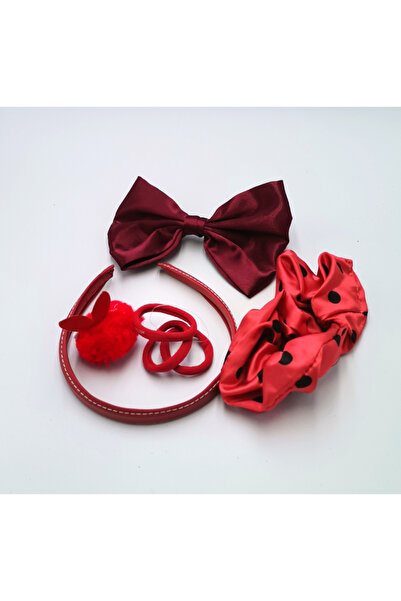 Monalisa Home مجموعة باندانا منقوشة ملونة بإبزيم تاج