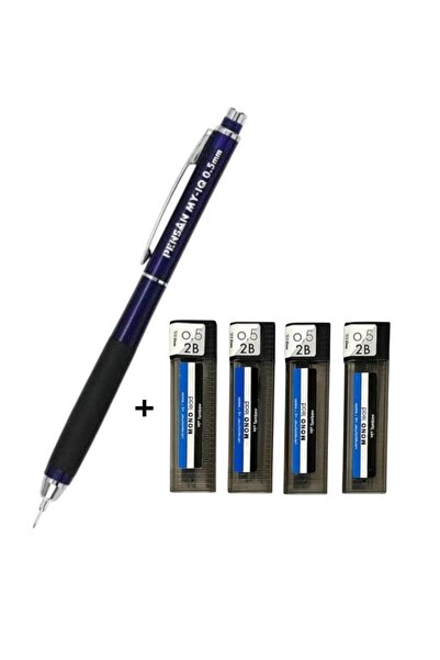 Pensan My Iq  Versatil Kalem 0.5 & 4 Adet 0.5 2B Tombow Uç