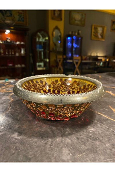 AntikHacı Vintage Çatlatma Cam Kül Tablası