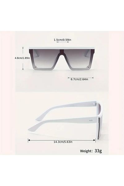 Nilu Moda Square Fashion for Men and Women Party Vacation Travel Driving Glasses