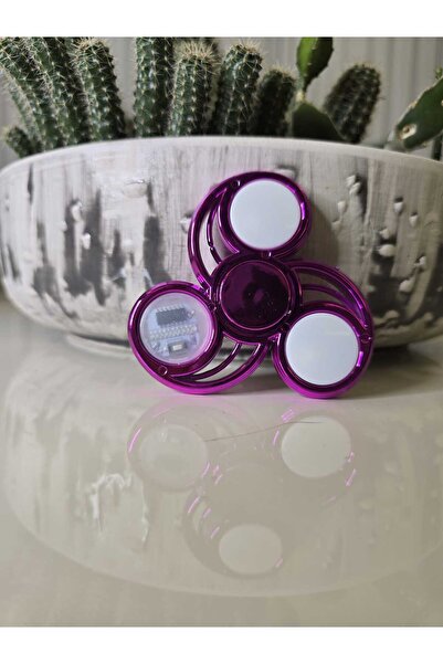 ÇELİK GRUP Işıklı Stres Çarkı 3 Fonksiyonlu ( Mor Renk ) Pink Four4