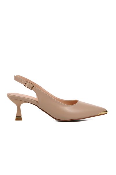 AYAKMOD Beige Thin Heel Women's High Heels 357140   Z