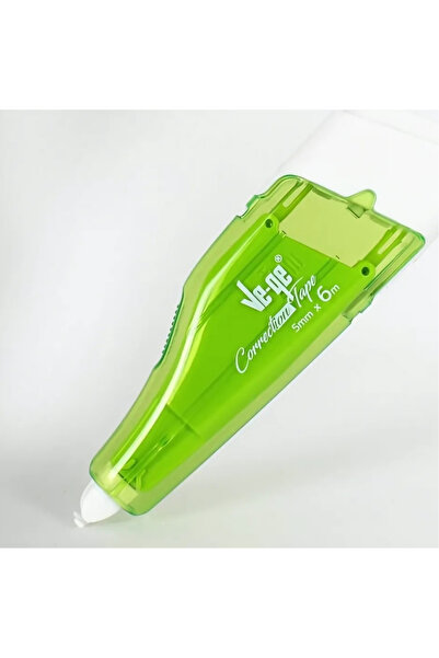 Ve-ge | Şerit Silici Correction Tape, 5 Mm X 6 M, Şeffaf Bant, Hızlı Ve Temiz Düzeltme, Anında Yazıl