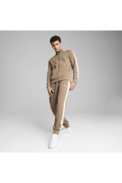 Puma T7 Always On Erkek Kahverengi Dik Yaka Ceket