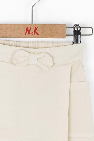 Genel Markalar Kız Bebek Mellow Şort 1-4 Yaş Krem