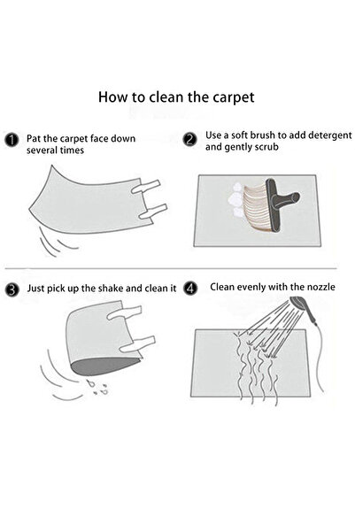 sharpdo Modern  Dining Room Home Bedroom Carpet Floor Mat