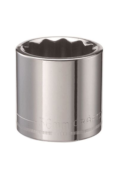 CraftSman Alloy Steel Nickel-Plated 12-Point Socket 1 and 2inch