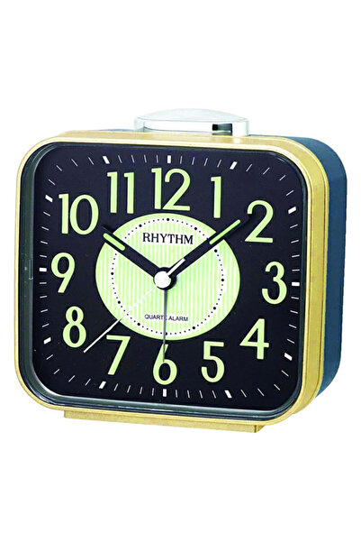 Rhythm Value Added Glow in the Dark Quartz Analog Beep Alarm Clock