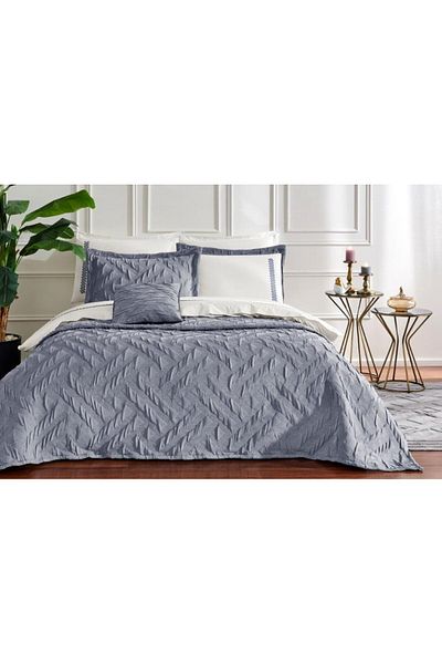 Özdilek Bridal Set - Bedspread & Duvet Cover Set, Gray Color