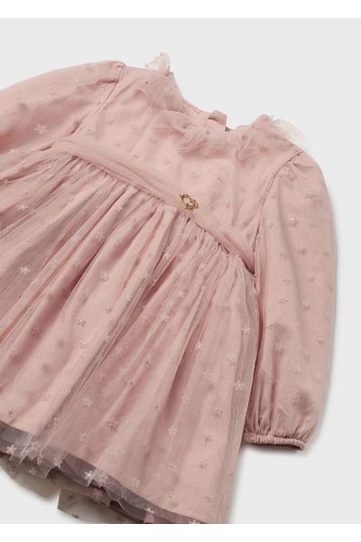 MAYORAL Baby Girl Tulle Dress 18-36 Months Pink