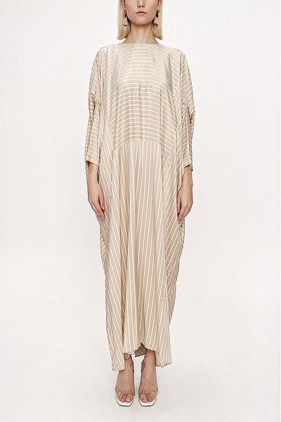SOCIETA Striped Loose Cut Dress 94059
