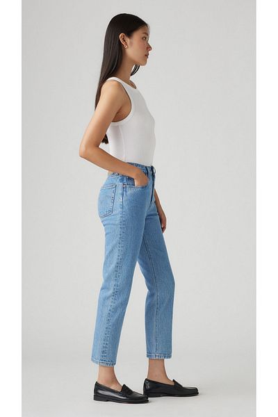 Levi's Blugi de damă 501 Crop Indigo Med A7739-0025