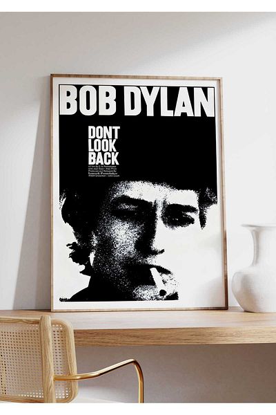 House Gorgeous Poster retro fără încadrare cu design de concert Bob Dylan