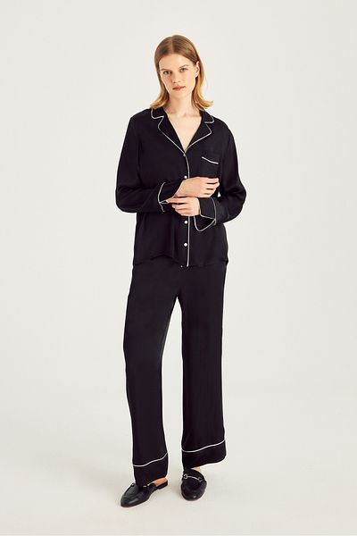 Naramaxx Long Sleeve Satin Pajama Set.