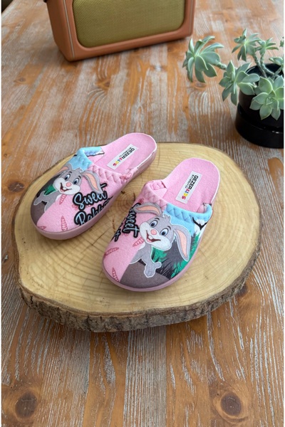 GEZER 14539 Υφασμάτινες παντόφλες χαλιού για κορίτσια με θέμα 30-35