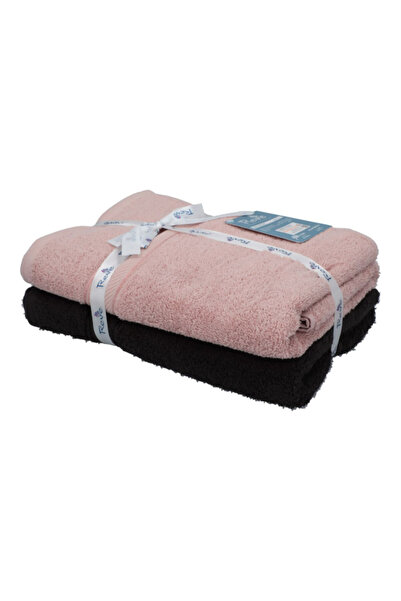 REVE 2-Piece Luxuriously Soft and Highly Absorbent Cotton Bath Towel Set 70 x...