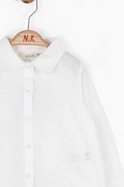 NK Baby Girl Arrakis Shirt 1-4 Years Ecru
