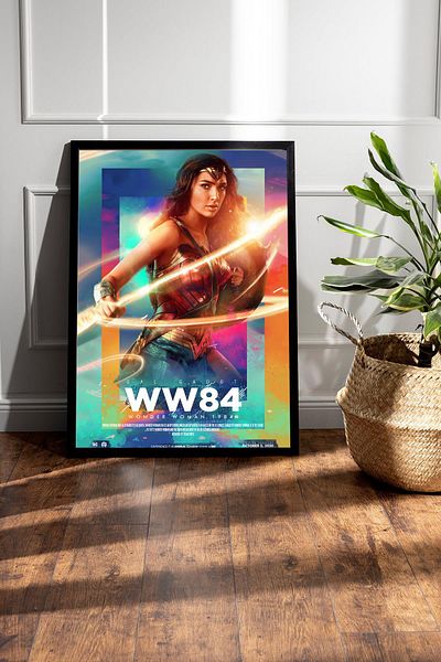 Saturn Wonder Woman 1984 Framed Painting - Movie Poster Painting