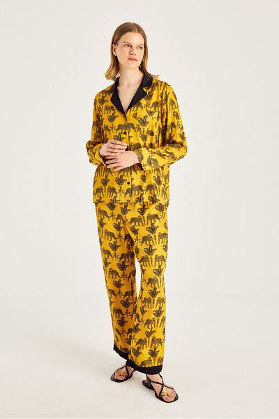 Naramaxx Long Sleeve Patterned Pajama Set