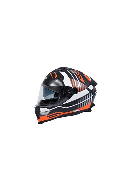 Sway Kask Sway SW865 Full Face Black Orange