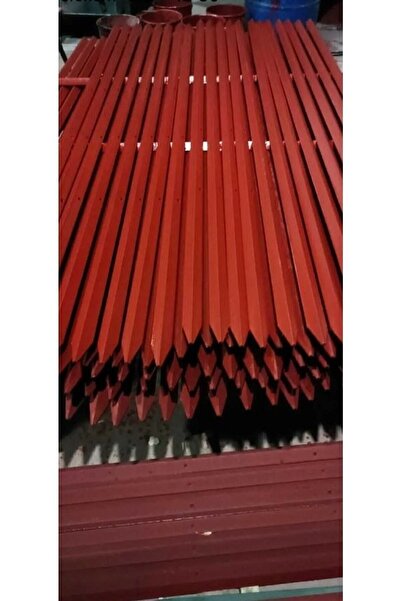 Metlino 170 Cm 30x30 Köşebent 4 Delikli Bahçe Çit Direği Delikli Antipas Boyalı