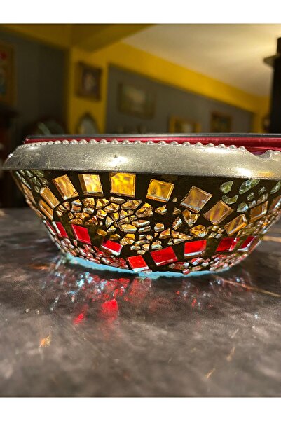 AntikHacı Vintage Çatlatma Cam Kül Tablası