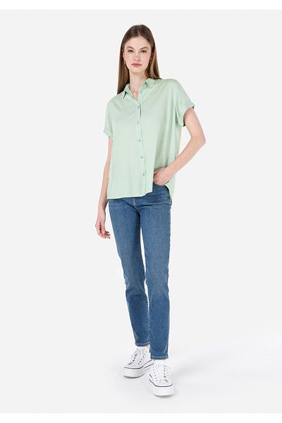 Colin's 703 Carla Slim-Fit Γυναικείο παντελόνι με ίσιο πόδι σε μπλε ναυτικό
