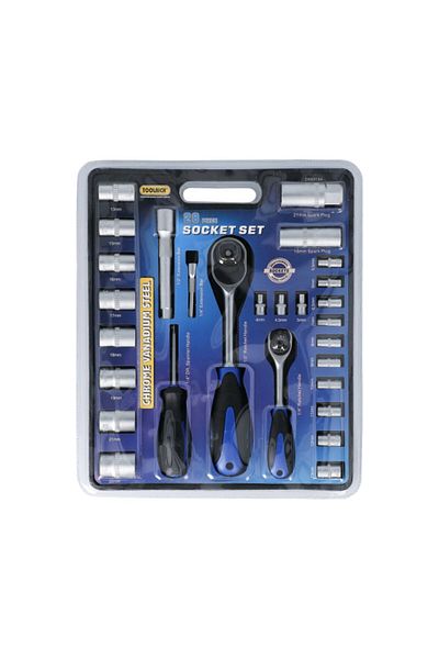 Toolrich 28-Piece Professional Mechanics Matric Socket Set