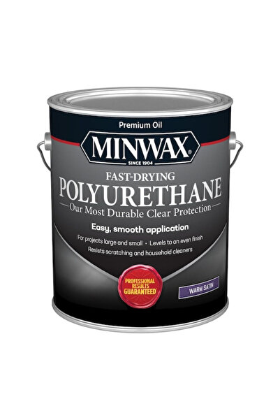 Minwax Premium Oil Fast-Drying Warm Satin Polyurethane Wood Finish 1 Gal