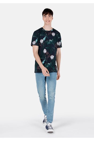 Colin's 041 Pantaloni de jeans albaștri pentru bărbați, slim fit, cu talie joasă