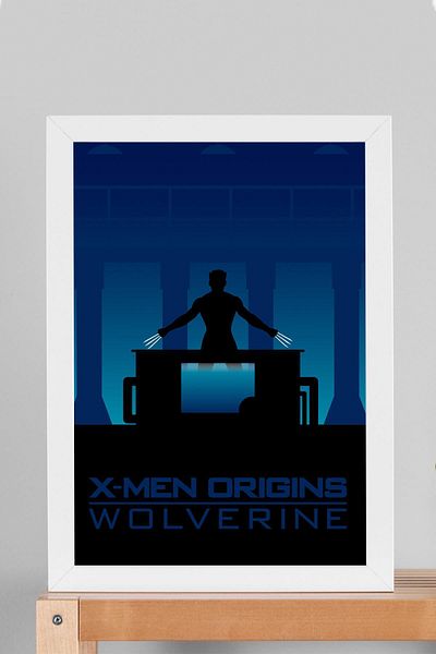 Saturn Pictură înrămată X-Men Wolverine - Pictură poster film Marvel