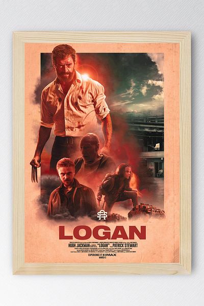 Saturn X-Men Framed Painting - Logan Movie Poster Painting