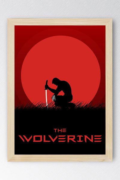 Saturn Pictură înrămate X-Men The Wolverine - Pictură poster film Marvel