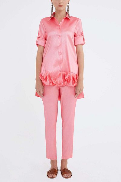 SOCIETA Pleated Shirt 10735
