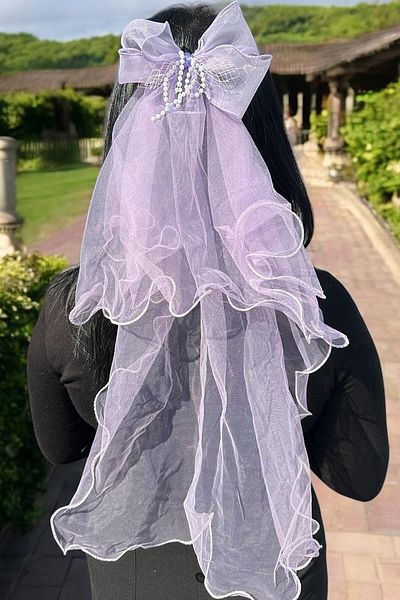 TAKIŞTIR اللون الأرجواني الشريط الشكل الحجاب مفصلة مشبك القلم
