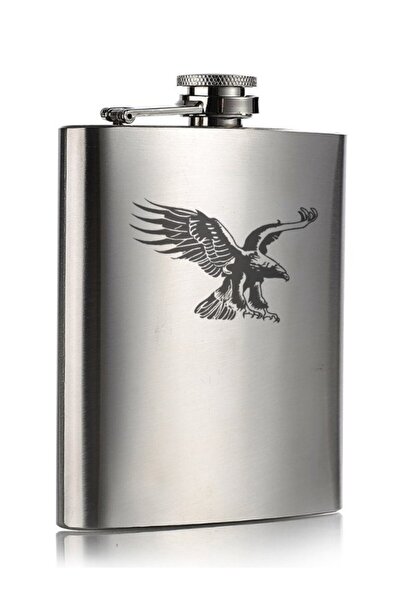 Deco Elit Eagle Themed 9 oz Stainless Steel Hip Flask 266 ml Hip Flask
