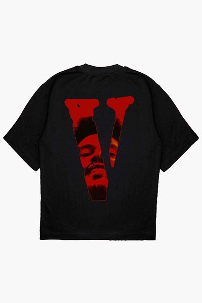 modaberry Tricou oversize cu imprimeu negru After Hours Design Haine de vară cu mânecă scurtă