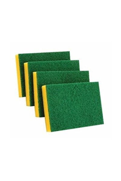 YOK YOK AMBALAJ Σφουγγάρι πιάτων 4 τεμάχια Τελειώματα. Για Γενικό Καθαρισμό