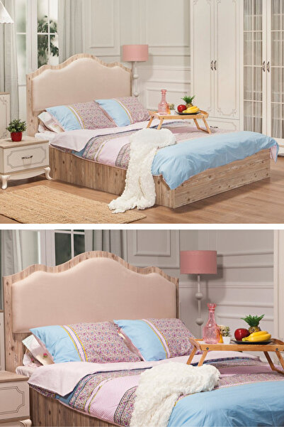 MODAMED Grand Çift Kişilik Yatak Seti - Yatak / Baza / Başlık - 150x200