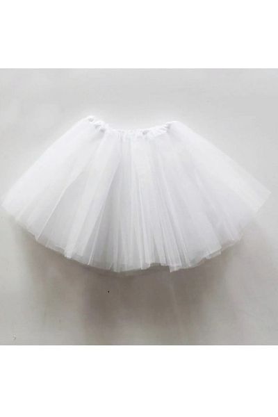 HSNLİFE Fusta tutu albă pufoasă pentru fete 23 aprilie 29 octombrie 19 mai Spectacol Zi specială Fusta de zi de naștere
