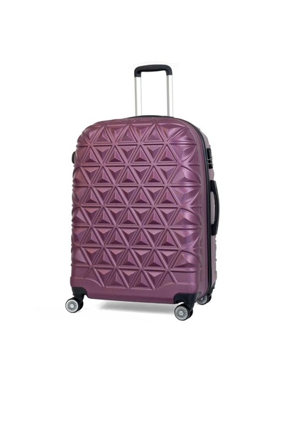 SADDLEBAG Piramit Desen ABS Seyahat Valizi, Canyon Serisi, Büyük Boy