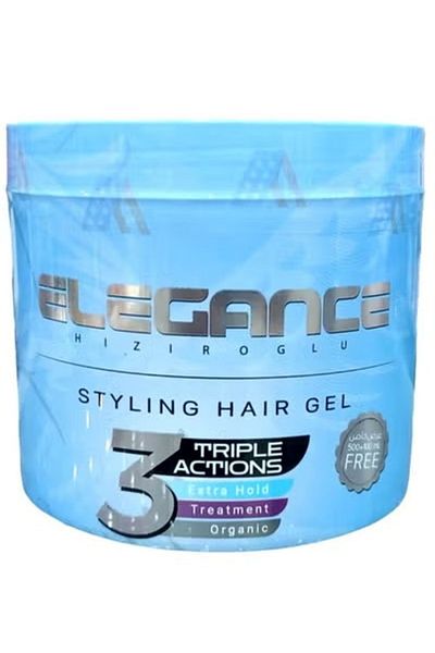 Elegance جل تصفيف الشعر ثلاثي 600 مل