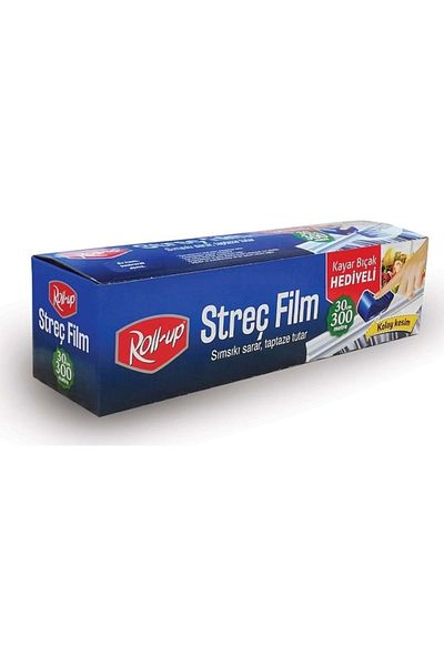 Roll-Up Stretch Film 30cm X 300 m 1 Piece (with Tuning Blades)