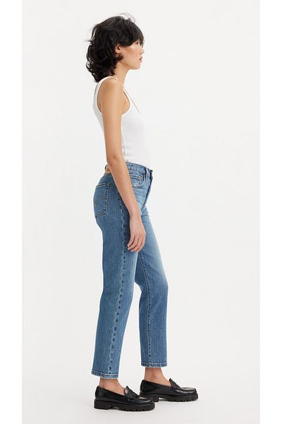Levi's 501 Crop Local Tr Blue Its True Blugi pentru femei A7739-0012