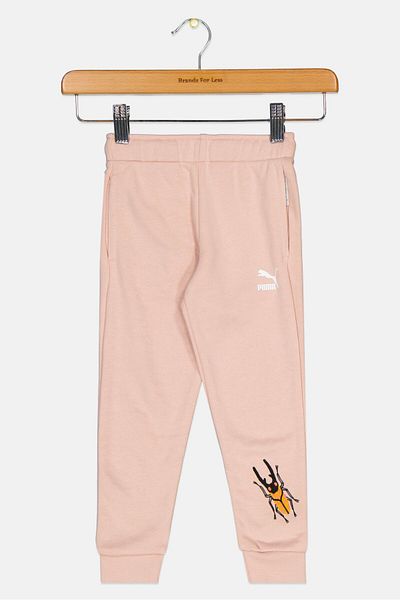 Puma Toddlers Girl Sportswear Fit Outdoor Sweatpants, Dusty Pink